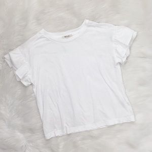 Madewell Ruffle-Sleeve Tee
